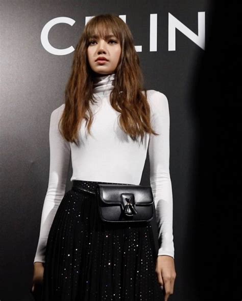 lisa at celine fashion show|blackpink lisa celine paris.